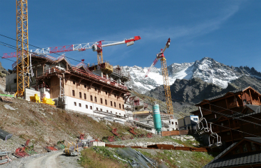 Val Thorens news, September 2012 report, building of Koh-i Nor