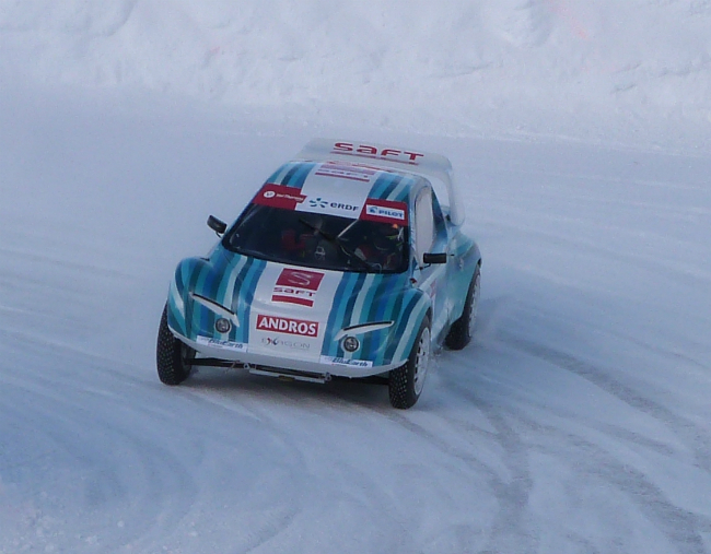 Trophée Andros, December 2012, Val Thorens, electric car