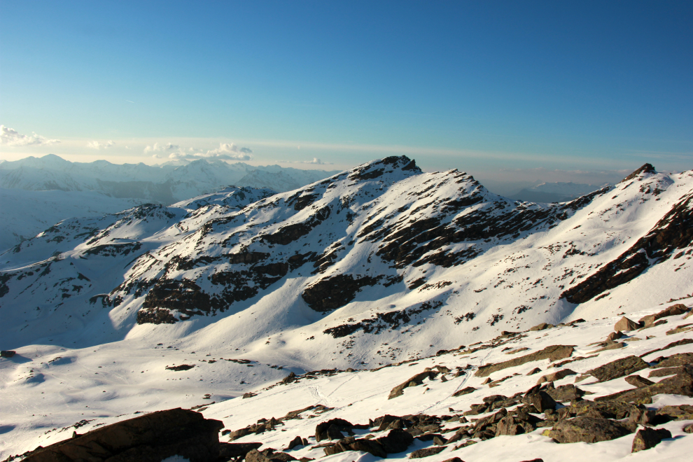 Mont de Péclet from le Borgne, Val Thorens Mont de Péclet from le Borgne, Val Thorens