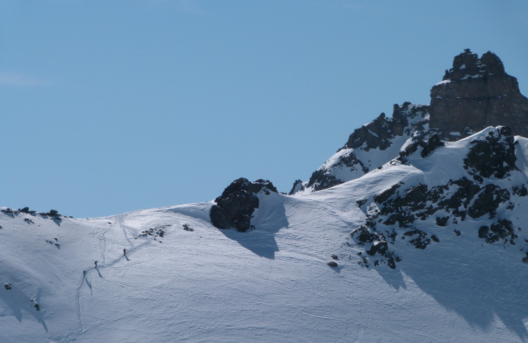 Brequin ridge, Val Thorens Brequin ridge, Val Thorens