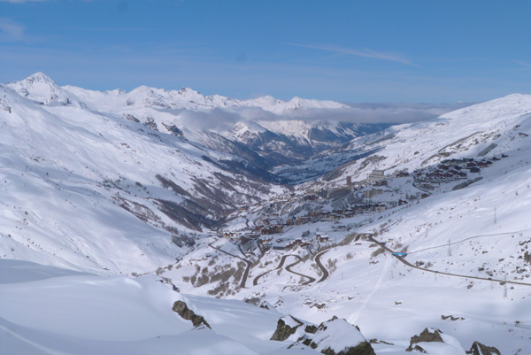 Snowy Belleville Valley