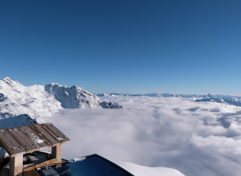 View from Cime de Caron, 9th December 2014 View from Cime de Caron, 9th December 2014