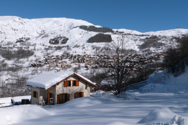 View of St Martin from le Chatelard