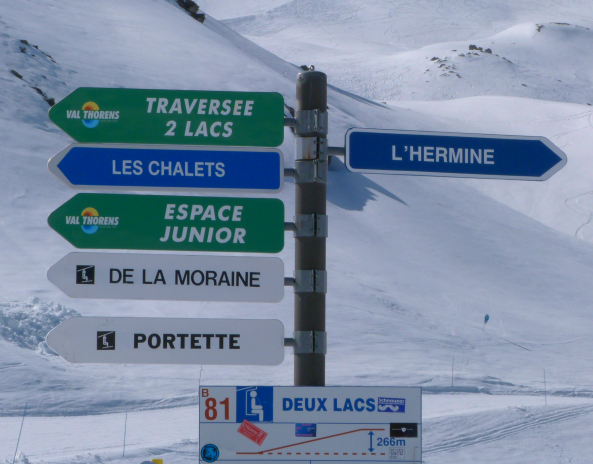 Val Thorens ski area news 2013 - top of 2 Lacs chairlift