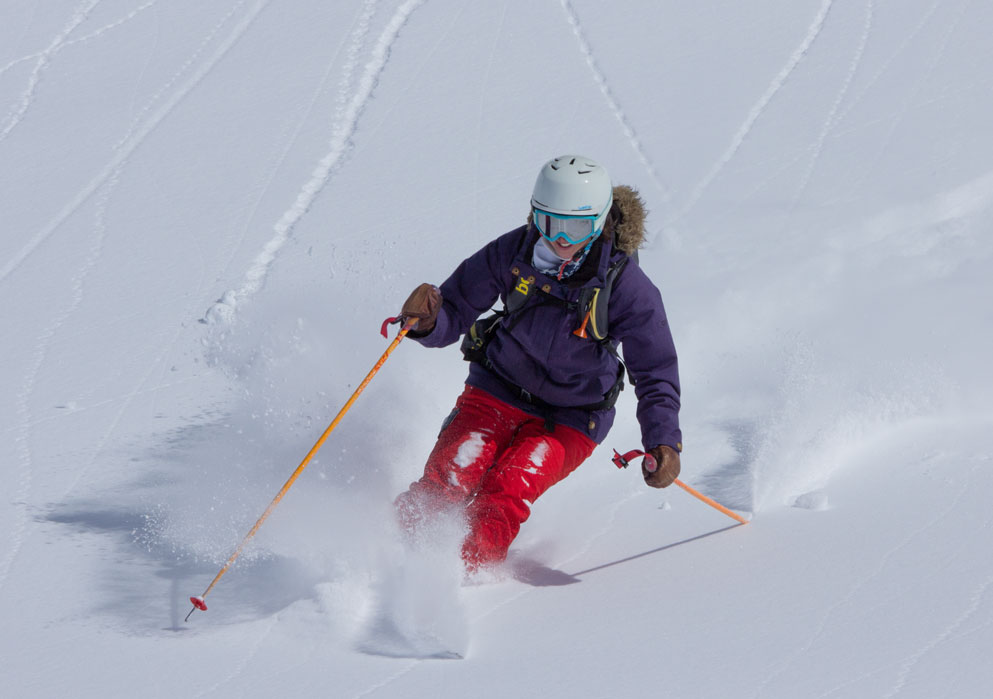 Off piste skier Val Thorens, 14th March 2018 Off piste skier Val Thorens, 14th March 2018
