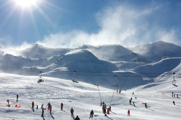 Foehn wind, Val Thorens Foehn wind, Val Thorens