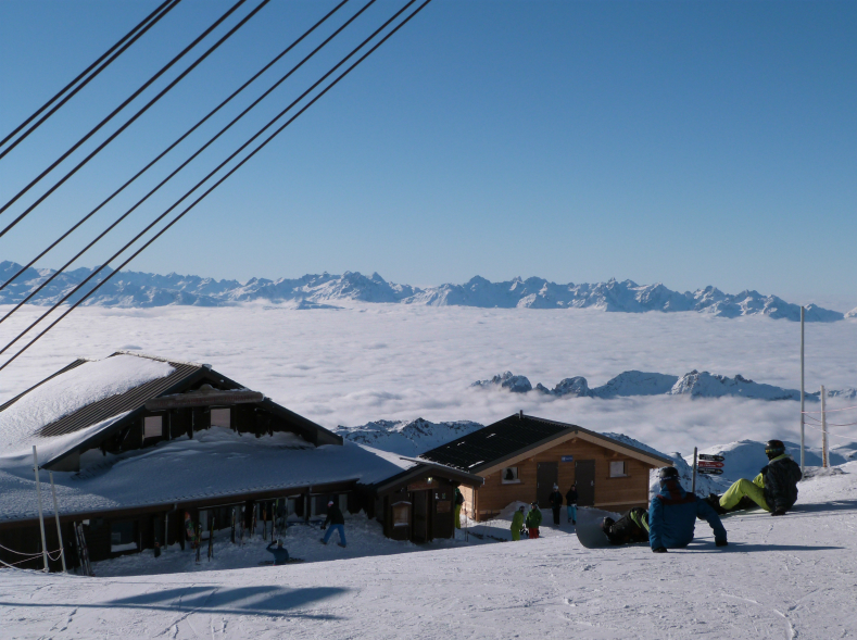 Freeride cafe, Cime de Caron Freeride cafe, Cime de Caron