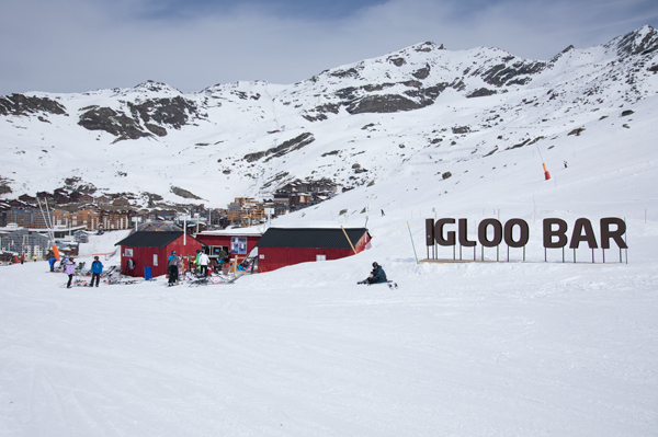 Igloo bar near resort