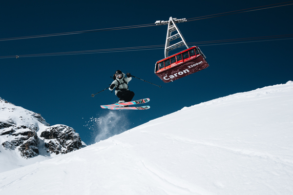 Kelly Berthon in Val Thorens