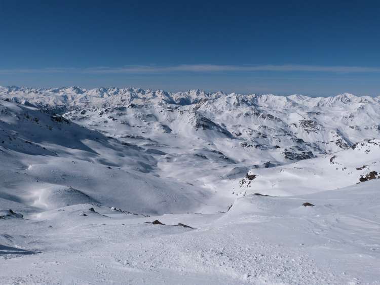 View from top of Lac du Lou itinerary View from top of Lac du Lou itinerary