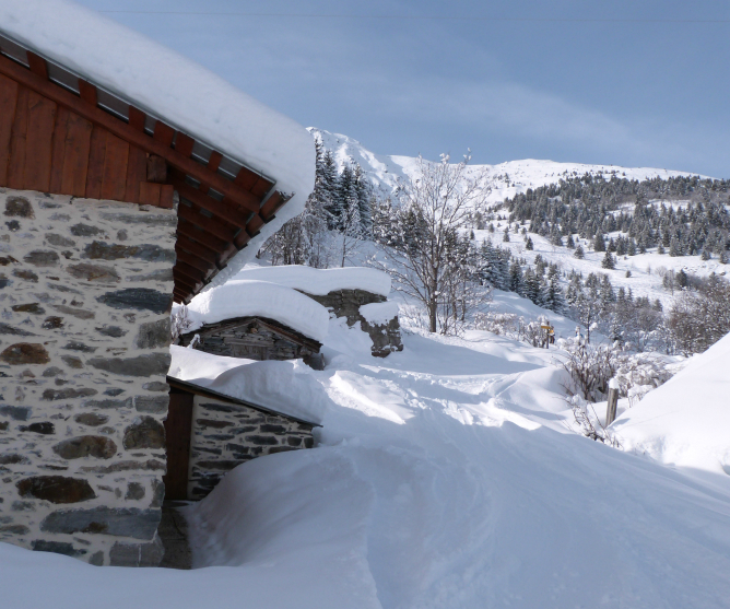 Three Valleys off piste itineraries - les Granges chalets