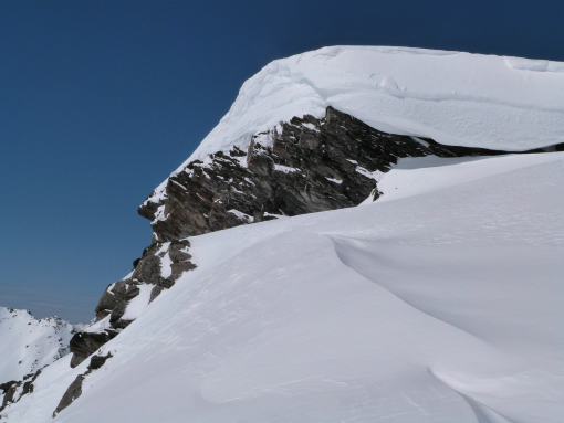 Rock in Lac du Lou Val Thorens snow report 16 Mar 2013 - rock in Lac du Lou
