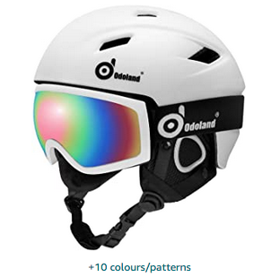 Odoland Ski Helmet and Goggles Odoland ski helmet and goggles