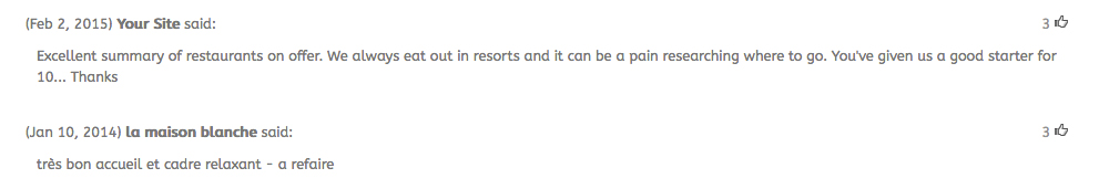 Comments about Val Thorens restaurants
