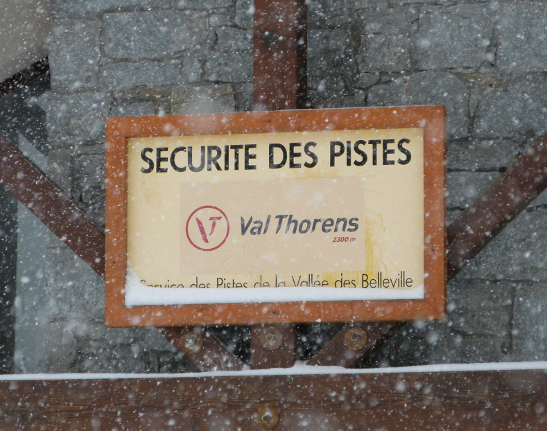 Securité des Pistes, Val Thorens Securité des Pistes, Val Thorens