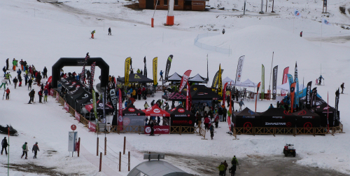 Ski Force Winter Tour tents in Val Thorens, 24th November 2012