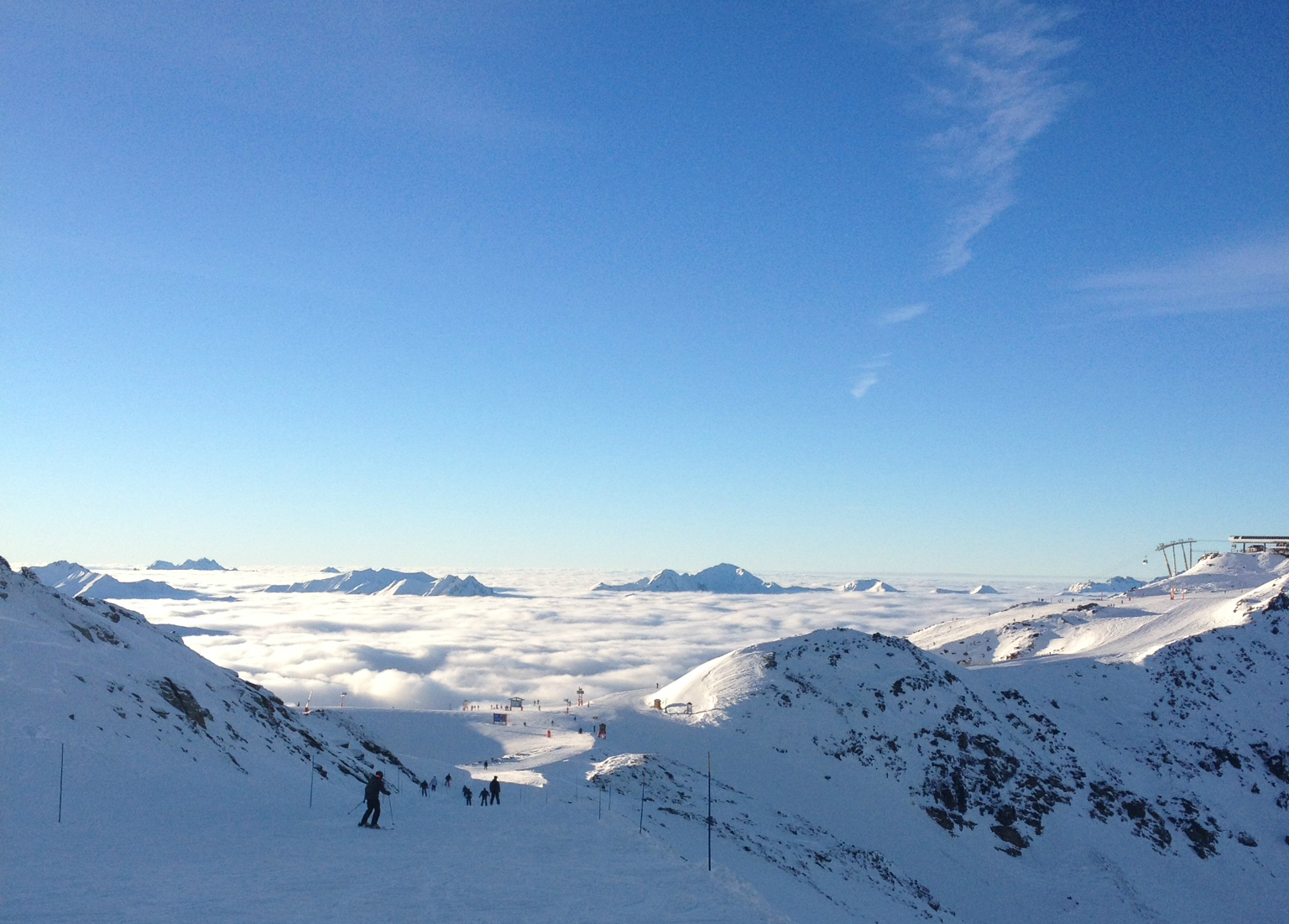 Top of 3 Valleys chair, Val Thorens Top of 3 Valleys chair, Val Thorens
