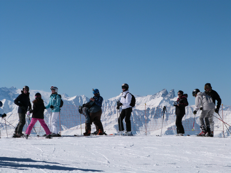 Top of Bouchet chairlift, 8th March 2014 Top of Bouchet chairlift, 8th March 2014