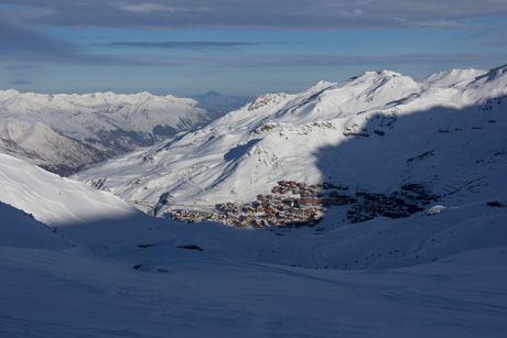 Val Thorens from Fond Val Thorens from Fond, 11th January 2019