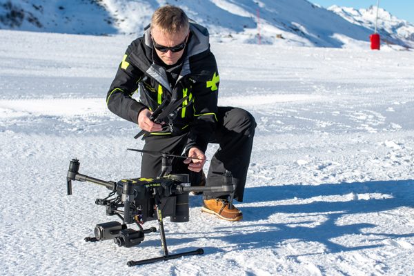 Autonomous drone, Lac du Lou